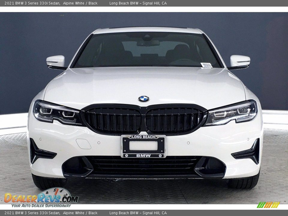 2021 BMW 3 Series 330i Sedan Alpine White / Black Photo #2