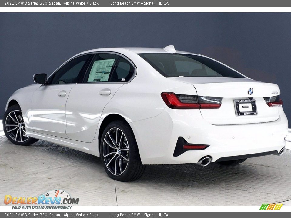 2021 BMW 3 Series 330i Sedan Alpine White / Black Photo #3