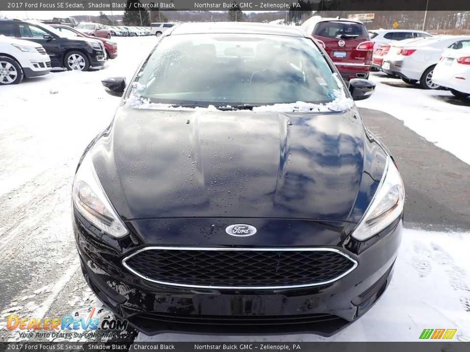 2017 Ford Focus SE Sedan Shadow Black / Charcoal Black Photo #3