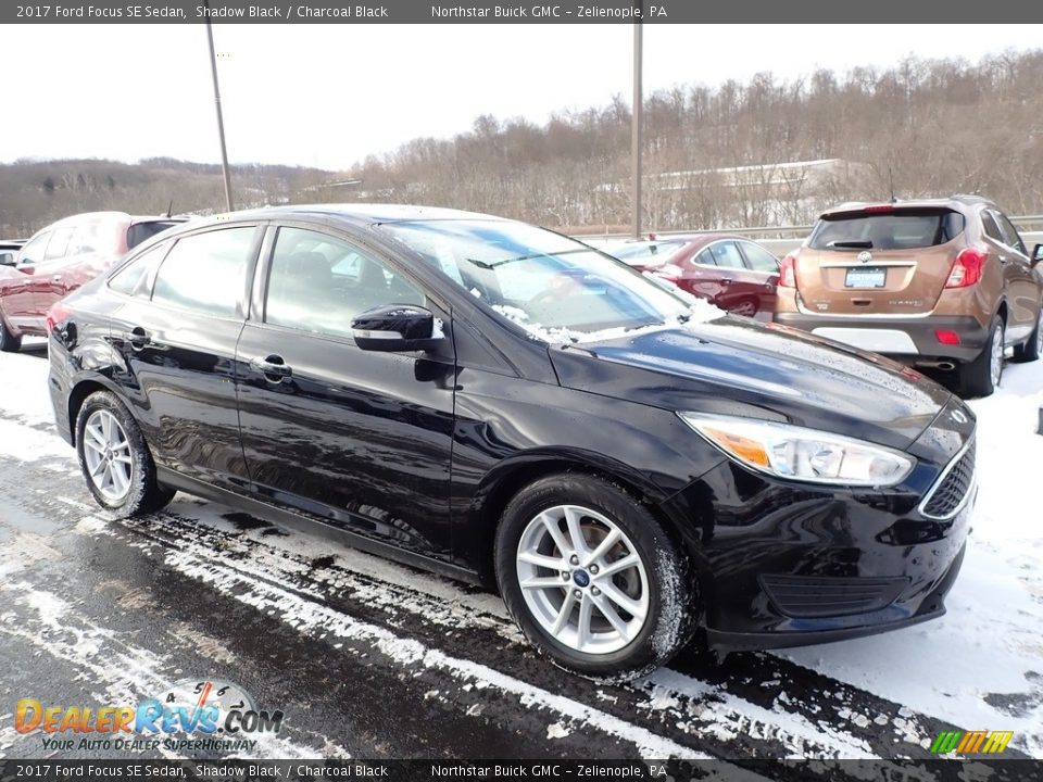 2017 Ford Focus SE Sedan Shadow Black / Charcoal Black Photo #4