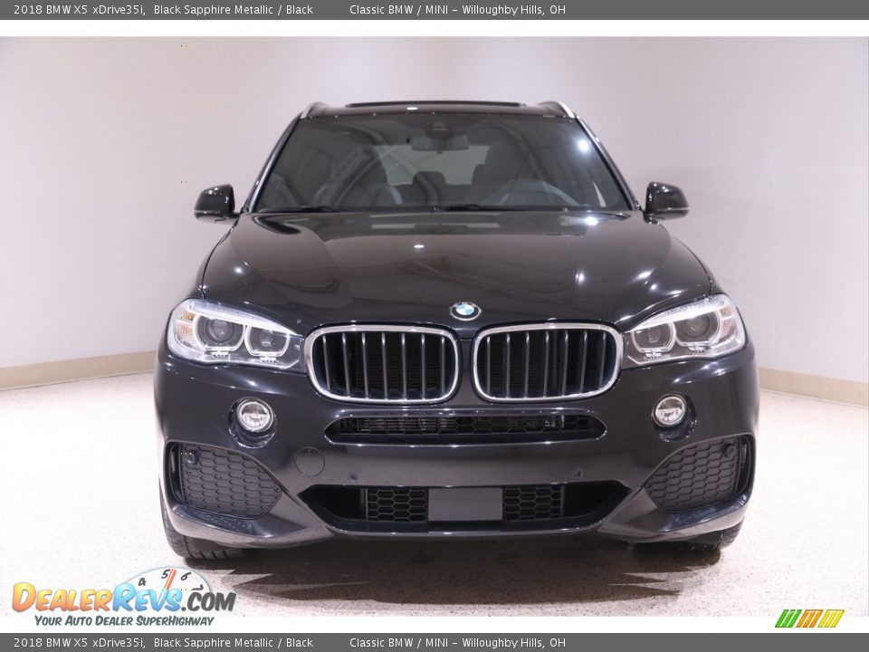 2018 BMW X5 xDrive35i Black Sapphire Metallic / Black Photo #2