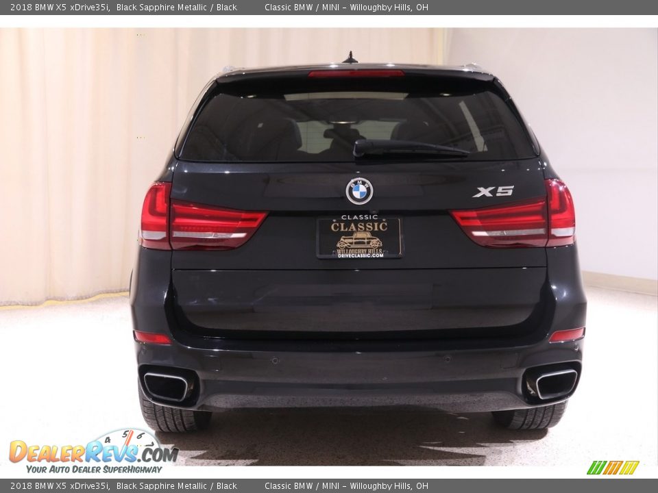 2018 BMW X5 xDrive35i Black Sapphire Metallic / Black Photo #25