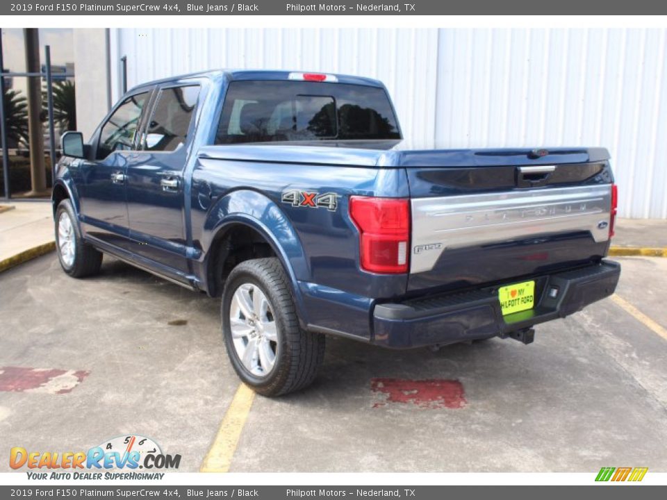 2019 Ford F150 Platinum SuperCrew 4x4 Blue Jeans / Black Photo #7