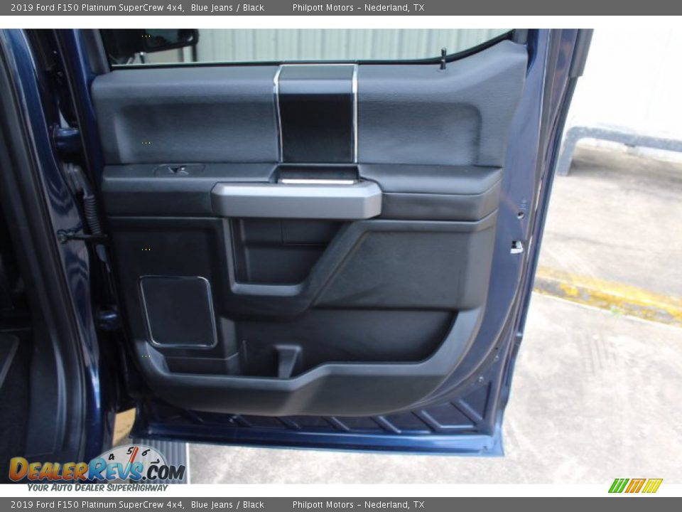 2019 Ford F150 Platinum SuperCrew 4x4 Blue Jeans / Black Photo #25