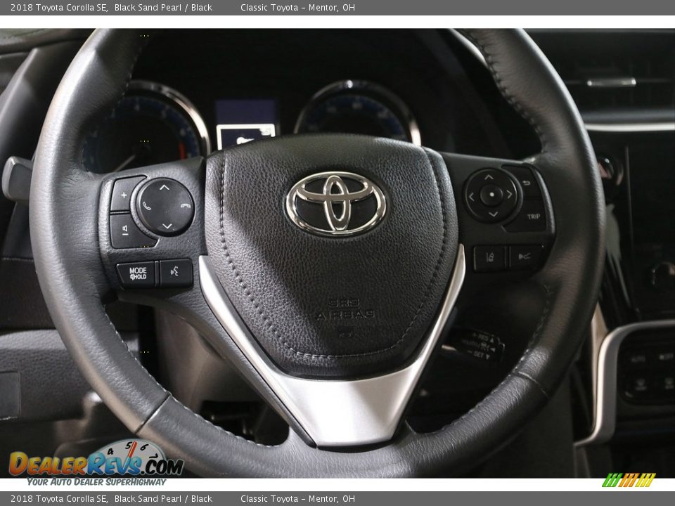 2018 Toyota Corolla SE Black Sand Pearl / Black Photo #7