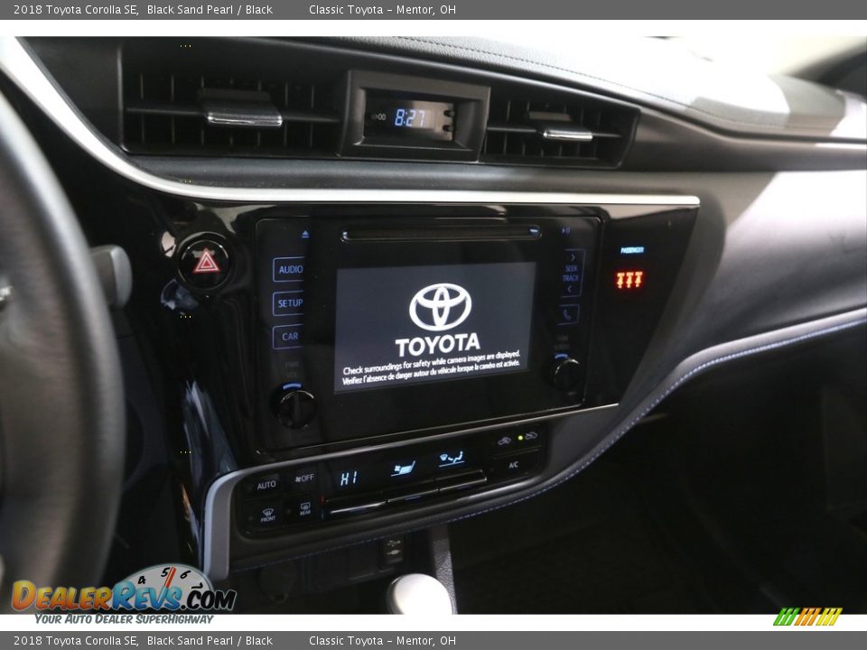 2018 Toyota Corolla SE Black Sand Pearl / Black Photo #9