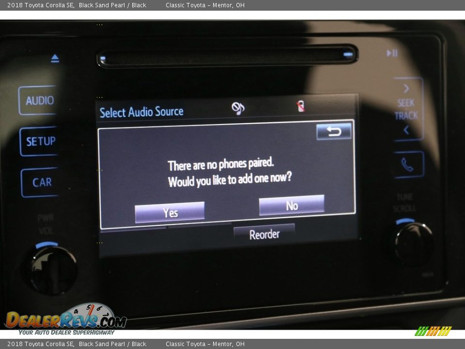 2018 Toyota Corolla SE Black Sand Pearl / Black Photo #11