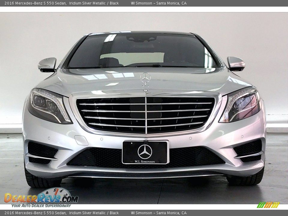 2016 Mercedes-Benz S 550 Sedan Iridium Silver Metallic / Black Photo #2