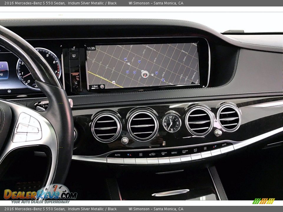 2016 Mercedes-Benz S 550 Sedan Iridium Silver Metallic / Black Photo #5