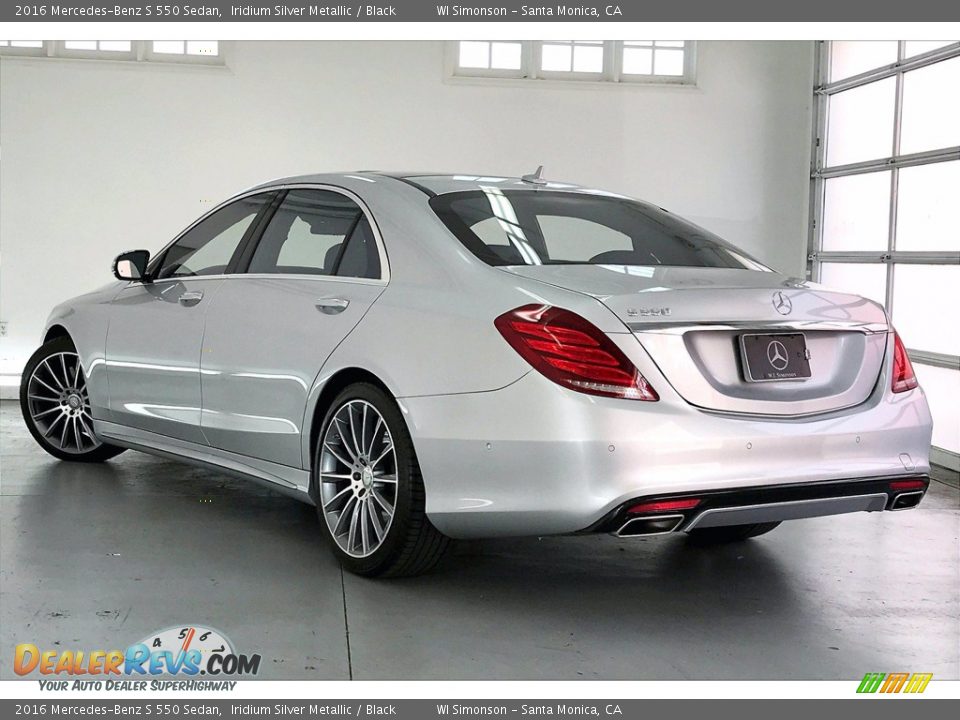 2016 Mercedes-Benz S 550 Sedan Iridium Silver Metallic / Black Photo #10