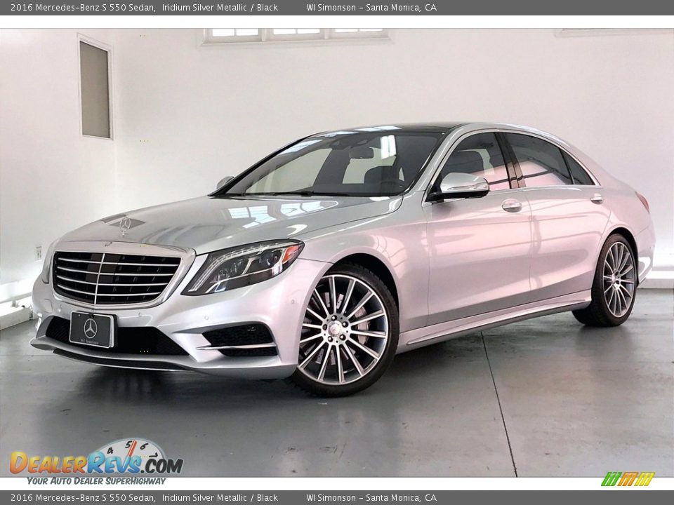 2016 Mercedes-Benz S 550 Sedan Iridium Silver Metallic / Black Photo #12