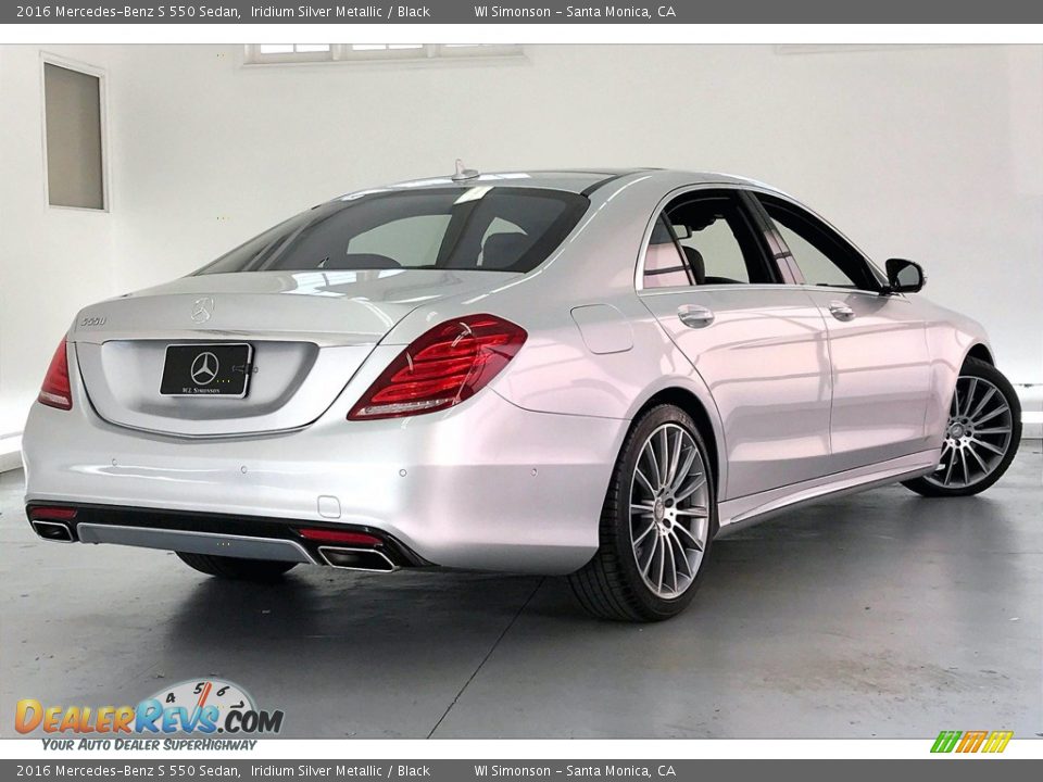 Iridium Silver Metallic 2016 Mercedes-Benz S 550 Sedan Photo #13