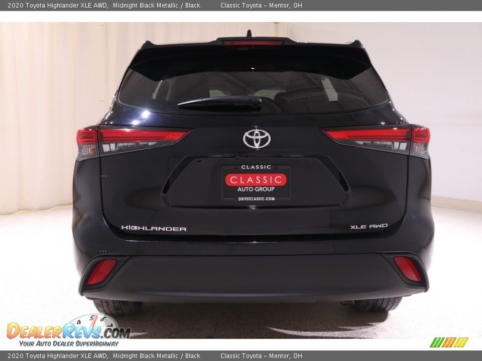 2020 Toyota Highlander XLE AWD Midnight Black Metallic / Black Photo #21