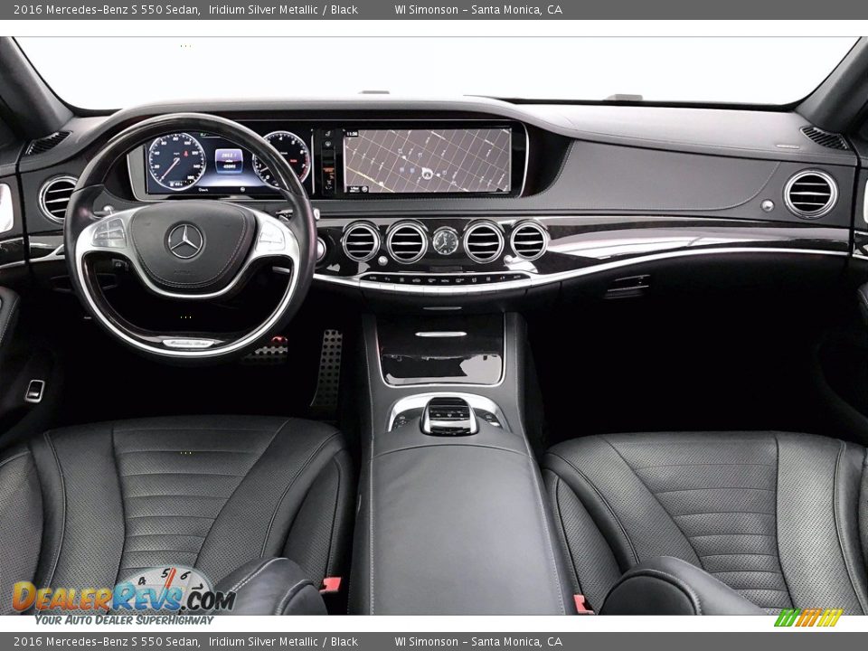 2016 Mercedes-Benz S 550 Sedan Iridium Silver Metallic / Black Photo #15