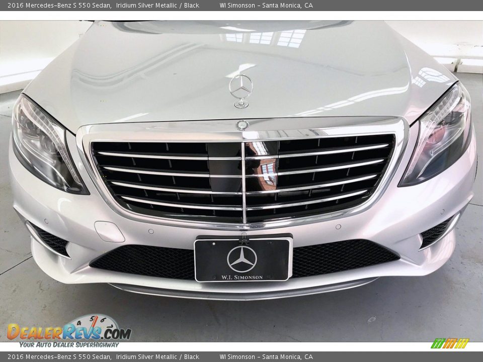 2016 Mercedes-Benz S 550 Sedan Iridium Silver Metallic / Black Photo #30