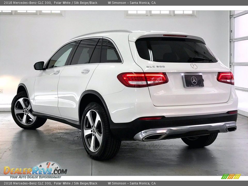 2018 Mercedes-Benz GLC 300 Polar White / Silk Beige/Black Photo #10