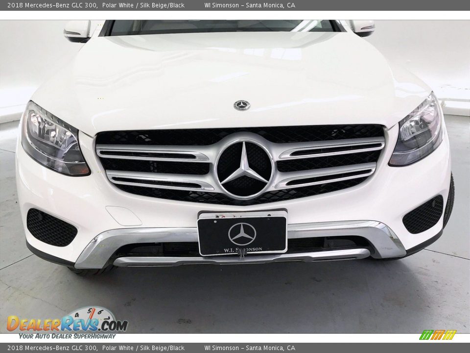 2018 Mercedes-Benz GLC 300 Polar White / Silk Beige/Black Photo #30