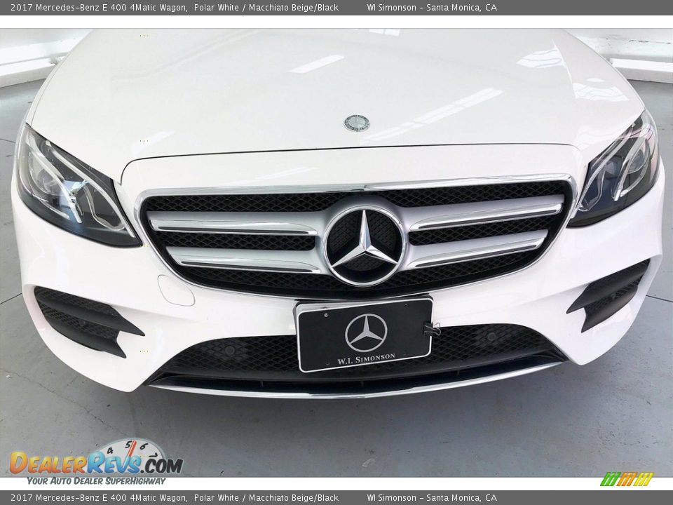 2017 Mercedes-Benz E 400 4Matic Wagon Polar White / Macchiato Beige/Black Photo #30