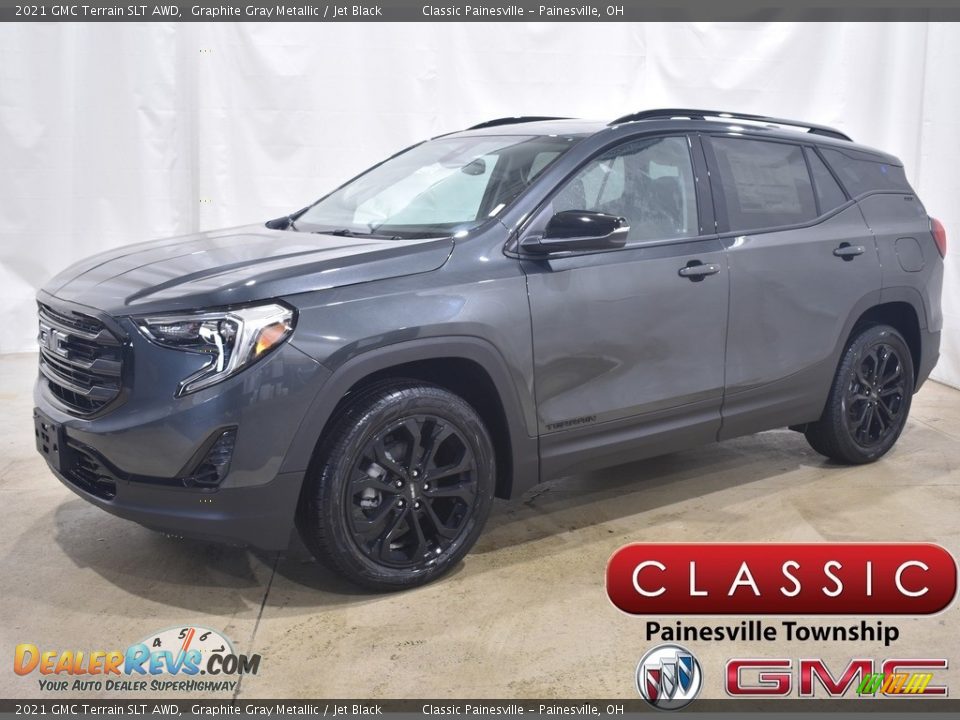 2021 GMC Terrain SLT AWD Graphite Gray Metallic / Jet Black Photo #1