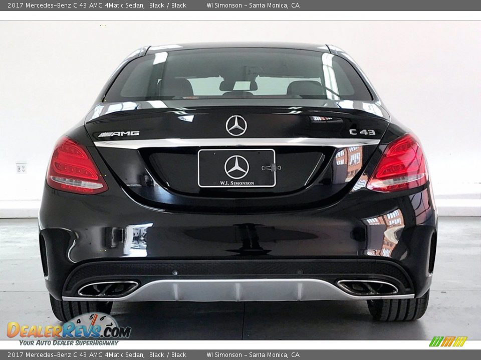 2017 Mercedes-Benz C 43 AMG 4Matic Sedan Black / Black Photo #3