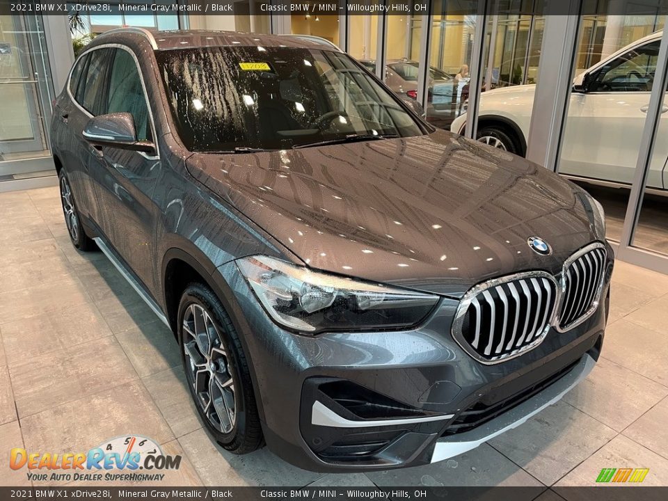 2021 BMW X1 xDrive28i Mineral Gray Metallic / Black Photo #1