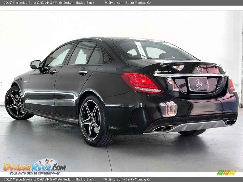 2017 Mercedes-Benz C 43 AMG 4Matic Sedan Black / Black Photo #10