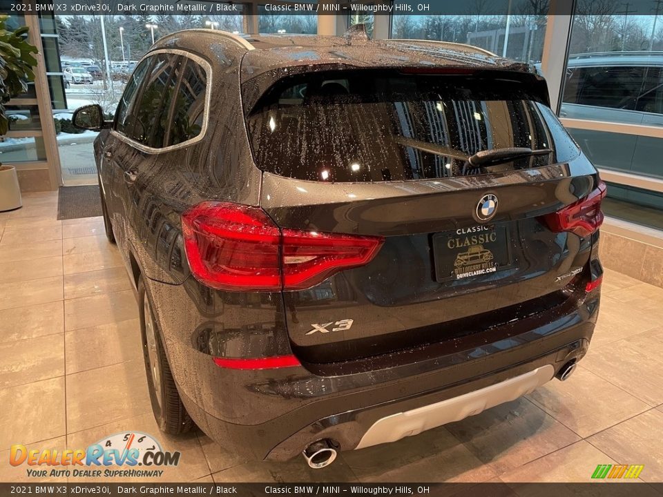 2021 BMW X3 xDrive30i Dark Graphite Metallic / Black Photo #2