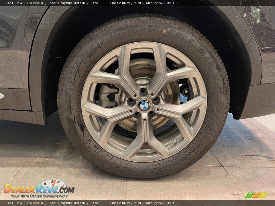 2021 BMW X3 xDrive30i Dark Graphite Metallic / Black Photo #5