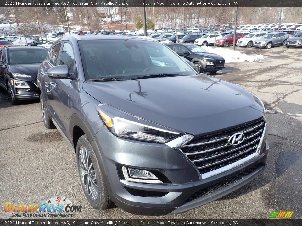 2021 Hyundai Tucson Limited AWD Coliseum Gray Metallic / Black Photo #3