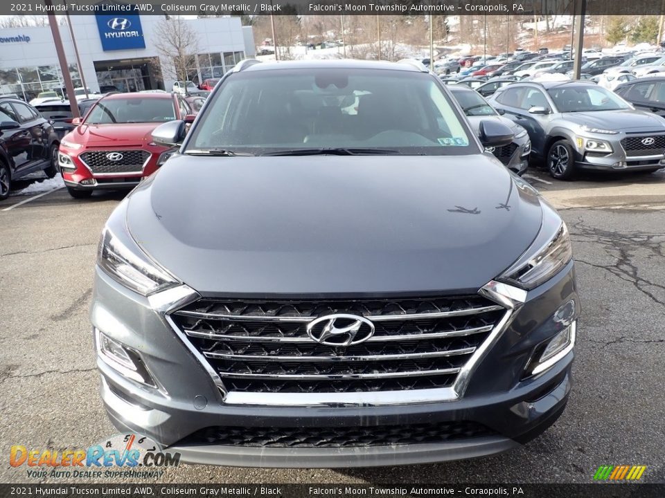 2021 Hyundai Tucson Limited AWD Coliseum Gray Metallic / Black Photo #4