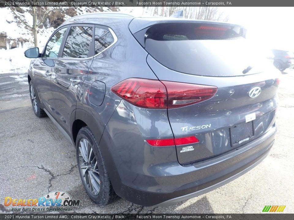 2021 Hyundai Tucson Limited AWD Coliseum Gray Metallic / Black Photo #6