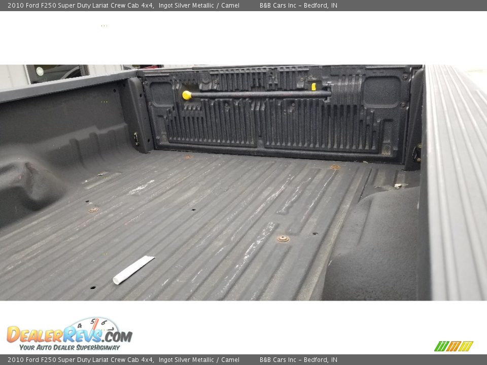 2010 Ford F250 Super Duty Lariat Crew Cab 4x4 Ingot Silver Metallic / Camel Photo #10