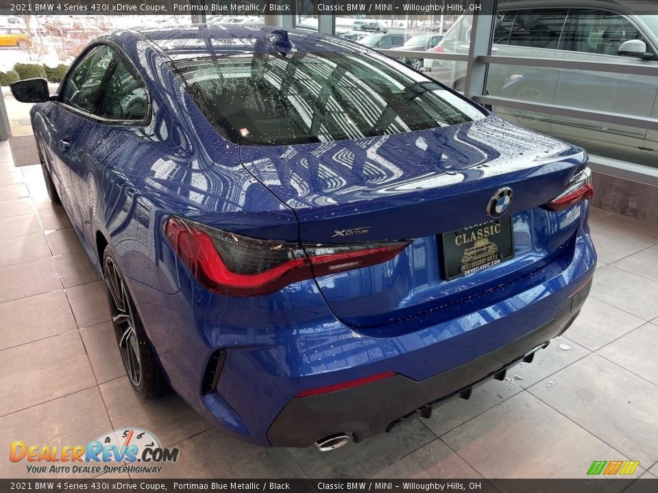 2021 BMW 4 Series 430i xDrive Coupe Portimao Blue Metallic / Black Photo #2