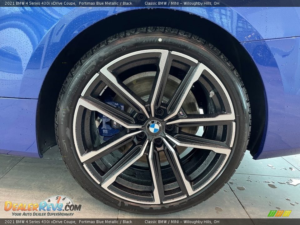 2021 BMW 4 Series 430i xDrive Coupe Portimao Blue Metallic / Black Photo #5
