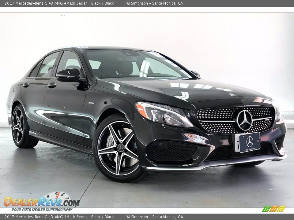 2017 Mercedes-Benz C 43 AMG 4Matic Sedan Black / Black Photo #34