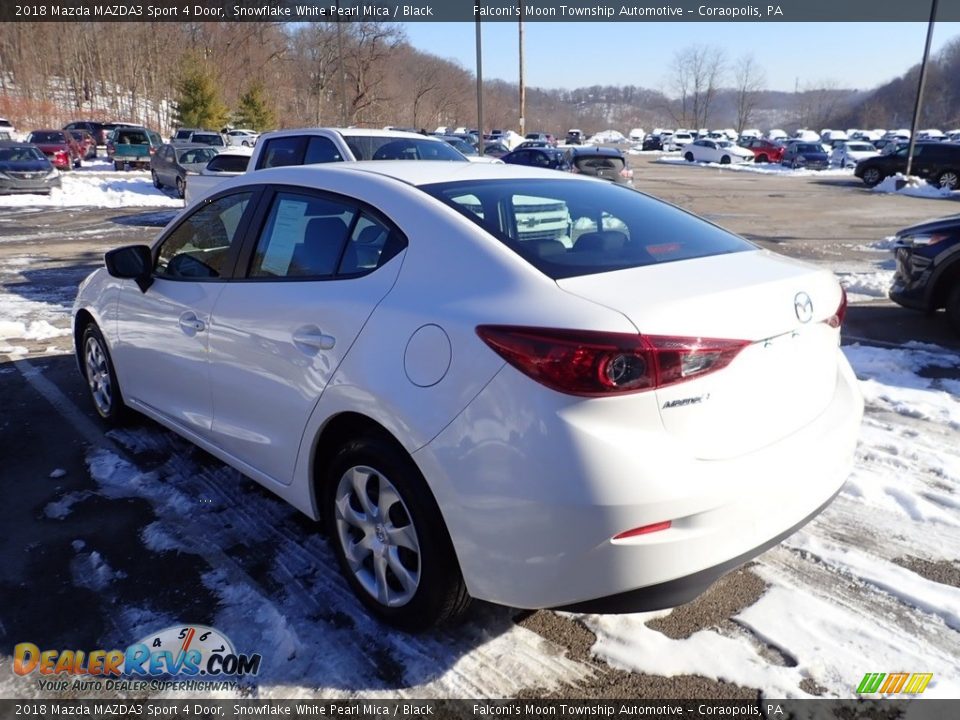 2018 Mazda MAZDA3 Sport 4 Door Snowflake White Pearl Mica / Black Photo #2