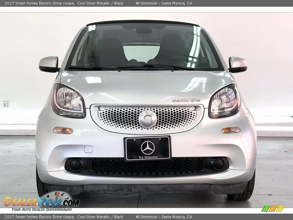 2017 Smart fortwo Electric Drive coupe Cool Silver Metallic / Black Photo #2