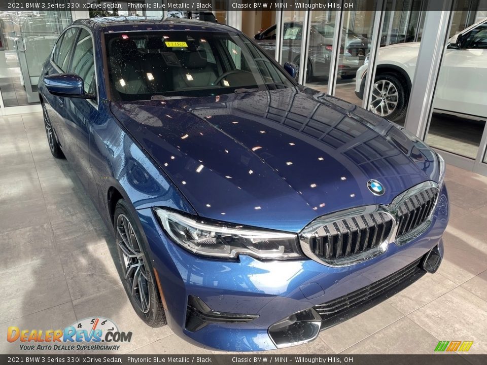 2021 BMW 3 Series 330i xDrive Sedan Phytonic Blue Metallic / Black Photo #1