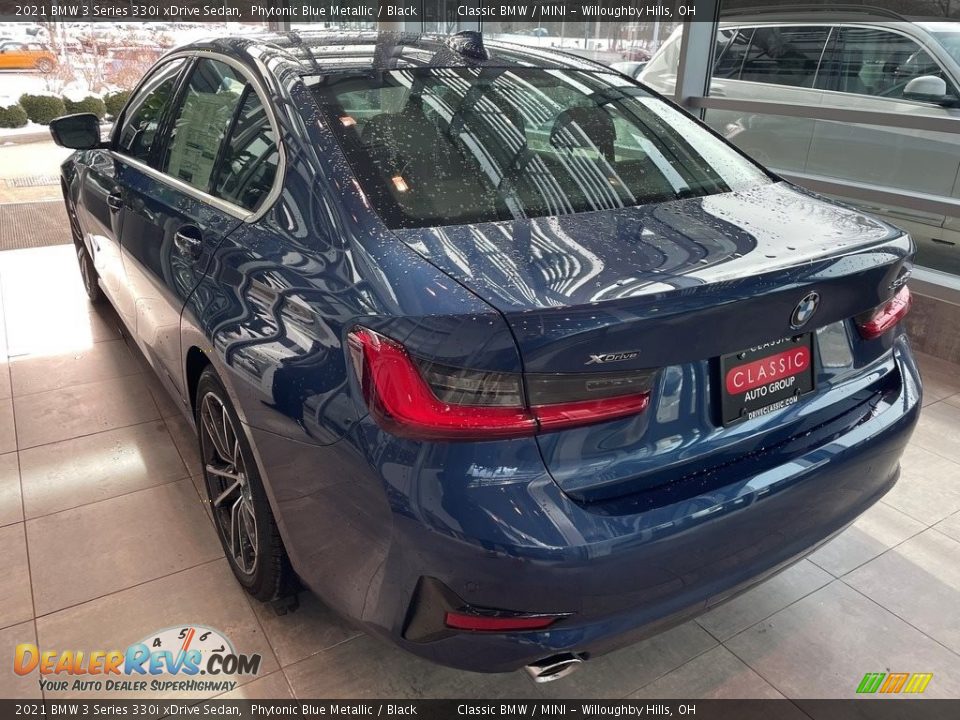 2021 BMW 3 Series 330i xDrive Sedan Phytonic Blue Metallic / Black Photo #2