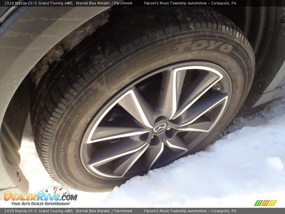 2018 Mazda CX-5 Grand Touring AWD Eternal Blue Metallic / Parchment Photo #2