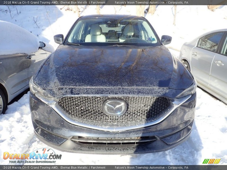 2018 Mazda CX-5 Grand Touring AWD Eternal Blue Metallic / Parchment Photo #3