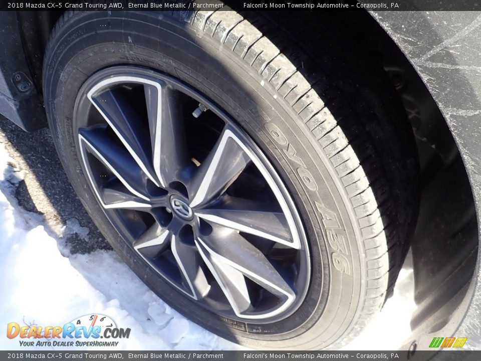 2018 Mazda CX-5 Grand Touring AWD Eternal Blue Metallic / Parchment Photo #5