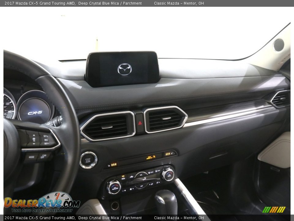 2017 Mazda CX-5 Grand Touring AWD Deep Crystal Blue Mica / Parchment Photo #9