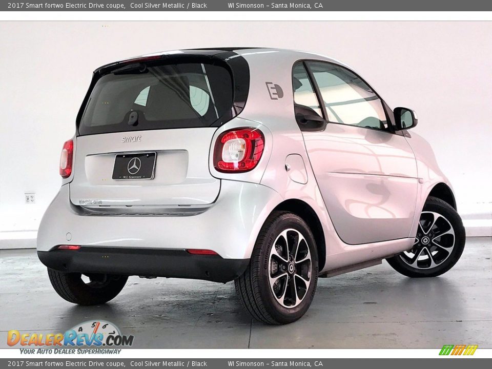 2017 Smart fortwo Electric Drive coupe Cool Silver Metallic / Black Photo #12