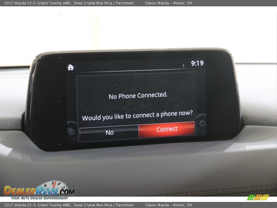2017 Mazda CX-5 Grand Touring AWD Deep Crystal Blue Mica / Parchment Photo #12
