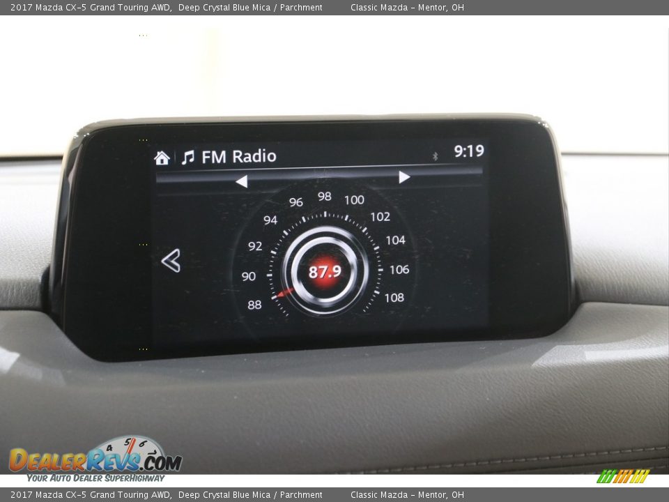 2017 Mazda CX-5 Grand Touring AWD Deep Crystal Blue Mica / Parchment Photo #13