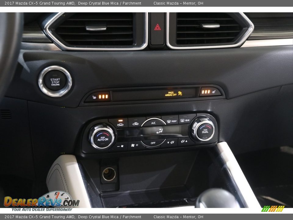 2017 Mazda CX-5 Grand Touring AWD Deep Crystal Blue Mica / Parchment Photo #14