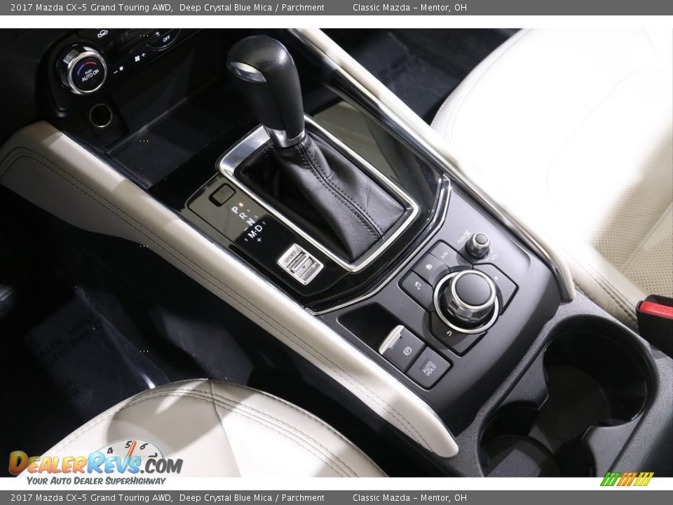2017 Mazda CX-5 Grand Touring AWD Deep Crystal Blue Mica / Parchment Photo #15