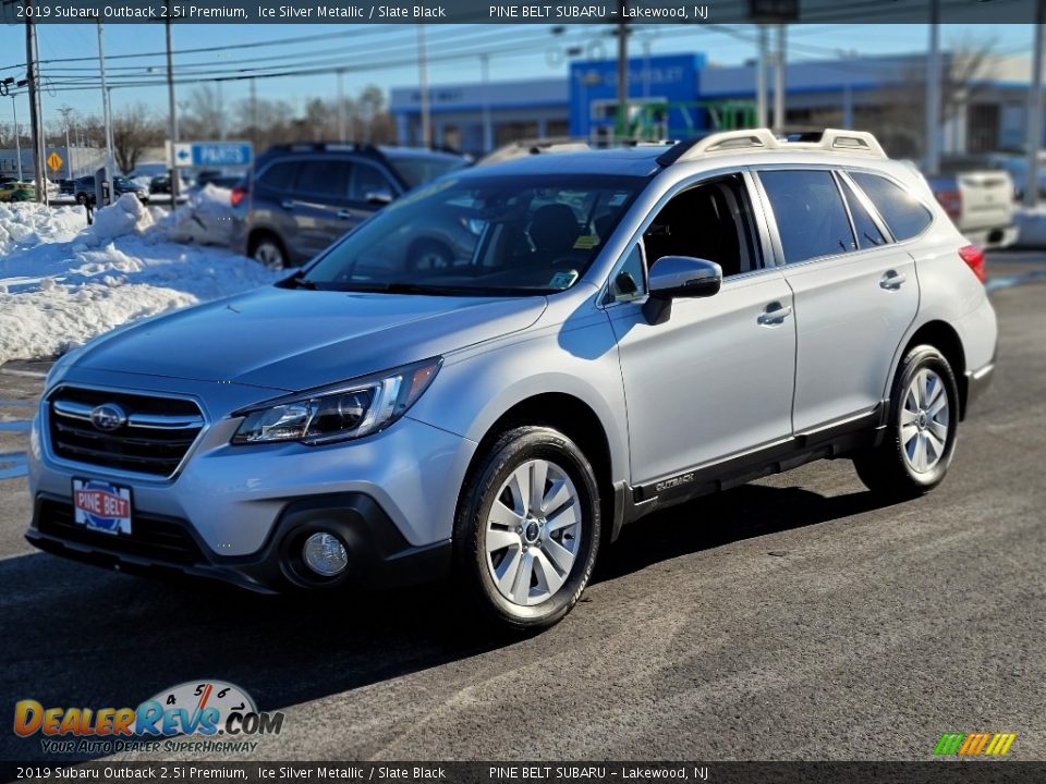 2019 Subaru Outback 2.5i Premium Ice Silver Metallic / Slate Black Photo #15