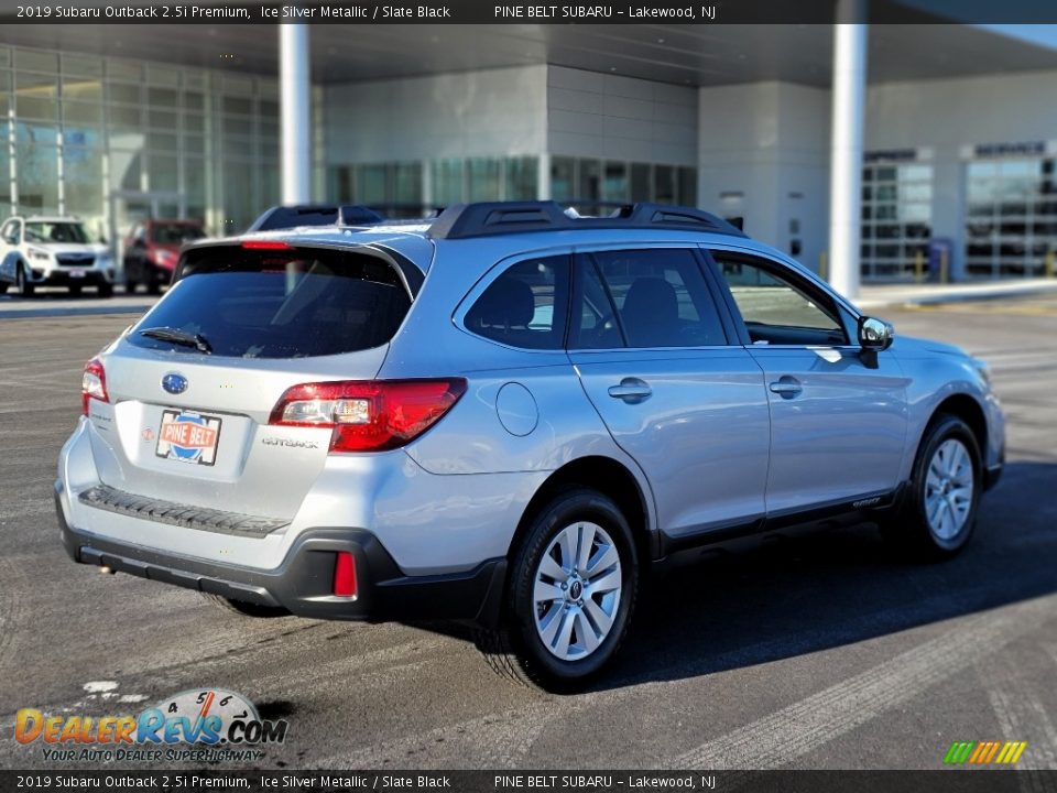 2019 Subaru Outback 2.5i Premium Ice Silver Metallic / Slate Black Photo #19